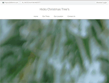 Tablet Screenshot of hickschristmastreeswashington.com
